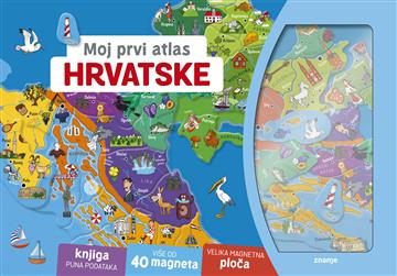 Knjiga Moj prvi atlas Hrvatske - magnetna kutija autora Tomislav Zagoda i Tajana Holjevac izdana 2023 kao tvrdi dostupna u Knjižari Znanje.
