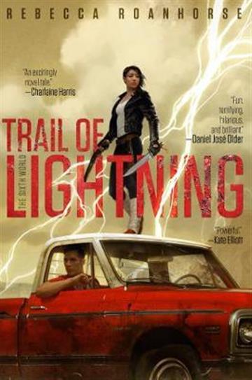Knjiga Trail of Lightning autora Rebecca Roanhorse izdana 2018 kao meki uvez dostupna u Knjižari Znanje.