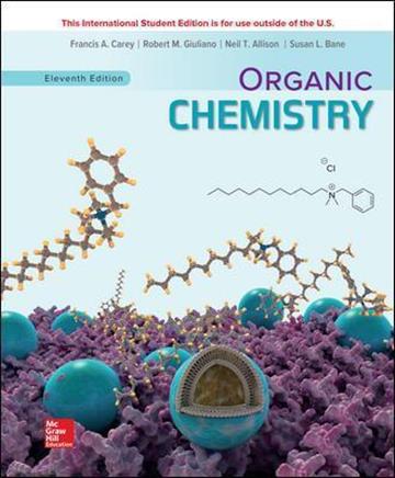 Knjiga Organic Chemistry 11E autora Francis A. Carey izdana 2021 kao meki uvez dostupna u Knjižari Znanje.