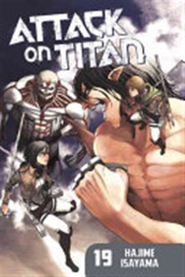 Knjiga Attack on Titan vol. 19 autora Hajime Isayama izdana 2016 kao meki uvez dostupna u Knjižari Znanje.