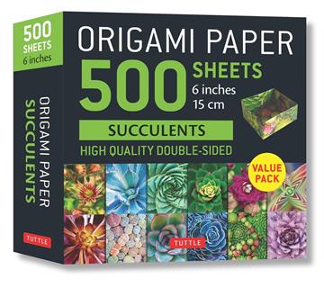 Knjiga Origami Paper 500 sheets Succulents (15 cm) autora Tuttle izdana 2021 kao  dostupna u Knjižari Znanje.