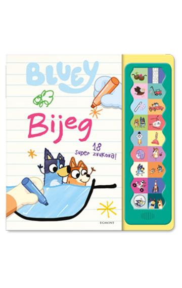 Knjiga Bluey Bijeg autora Grupa autora izdana 2026 kao tvrdi uvez dostupna u Knjižari Znanje.