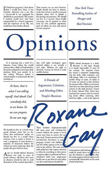 Knjiga Opinions autora Roxane Gay izdana 2023 kao meki uvez dostupna u Knjižari Znanje.