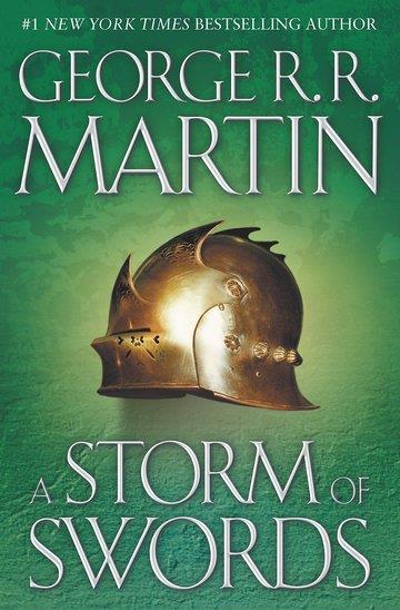 Knjiga A Storm of Swords autora George R.R. Martin izdana 2000 kao tvrdi uvez dostupna u Knjižari Znanje.