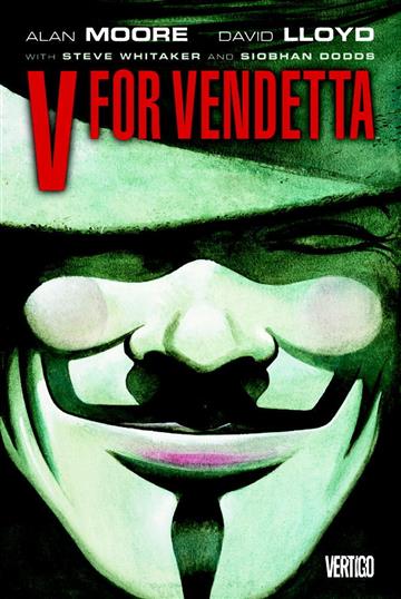 Knjiga V For Vendetta autora Alan Moore, David Lloyd izdana 2010 kao meki uvez dostupna u Knjižari Znanje.