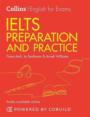Knjiga IELTS Preparation and Practice (incl. Audio) autora Collins izdana 2021 kao meki uvez dostupna u Knjižari Znanje.