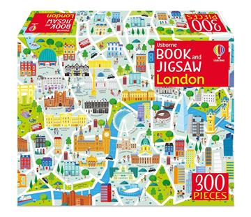 Knjiga Book And Jigsaw London autora Usborne izdana 2023 kao meki uvez dostupna u Knjižari Znanje.