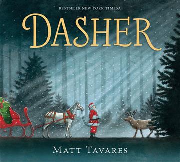Knjiga Dasher autora Matt Tavares izdana 2022 kao tvrdi uvez dostupna u Knjižari Znanje.