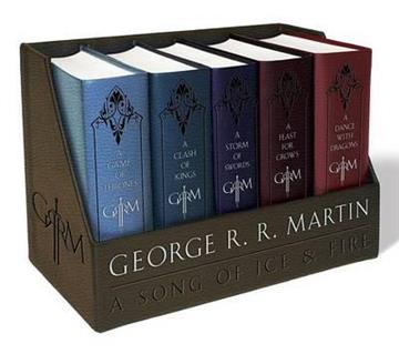 Knjiga Game of Thrones Leather-Cloth Boxed Set autora George R.R. Martin izdana 2015 kao meki uvez dostupna u Knjižari Znanje.