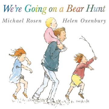 Knjiga We're Going on a Bear Hunt autora Michael Rosen , Helen Oxenbury izdana 1995 kao meki uvez dostupna u Knjižari Znanje.