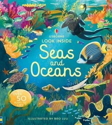 Knjiga Look Inside Seas and Oceans autora Megan Cullis izdana 2019 kao tvrdi uvez dostupna u Knjižari Znanje.