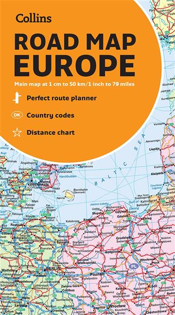 Knjiga Collins Map of Europe autora Collins izdana 2022 kao Sheet map dostupna u Knjižari Znanje.