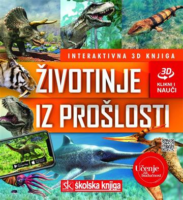 Knjiga Životinje iz prošlosti – interaktivna 3D knjiga autora  izdana 2019 kao tvrdi uvez dostupna u Knjižari Znanje.