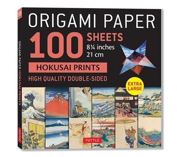 Knjiga Origami Paper 100 sheets Hokusai Prints (21 cm) autora Tuttle izdana 2023 kao  dostupna u Knjižari Znanje.