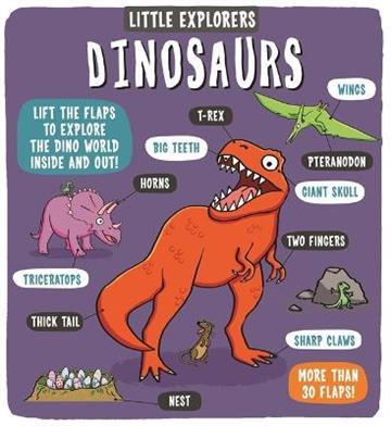 Knjiga Little Explorers: Dinosaurs autora Dynamo Ltd izdana 2017 kao tvrdi uvez dostupna u Knjižari Znanje.