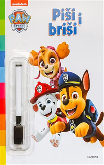 Knjiga Piši I Briši Paw Patrol autora Disney izdana 2022 kao meki dostupna u Knjižari Znanje.