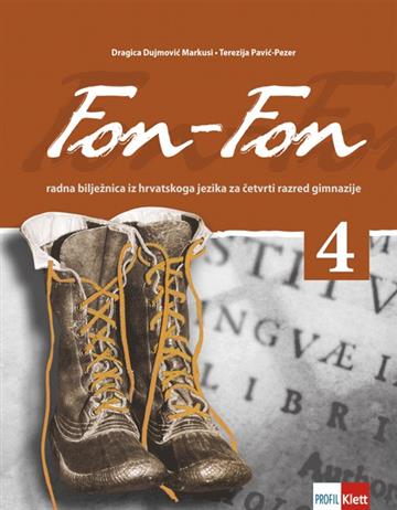 FON-FON 4, radna bilježnica iz hrvatskoga jezika za četvrti razred gimnazije 3858885177617