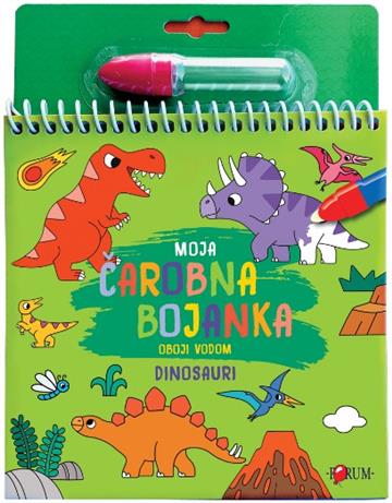 Knjiga Moja čarobna bojanka - Dinosauri autora Grupa autora izdana 2025 kao tvrdi uvez dostupna u Knjižari Znanje.