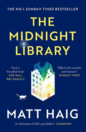 Knjiga Midnight Library autora Matt Haig izdana 2021 kao meki uvez dostupna u Knjižari Znanje.