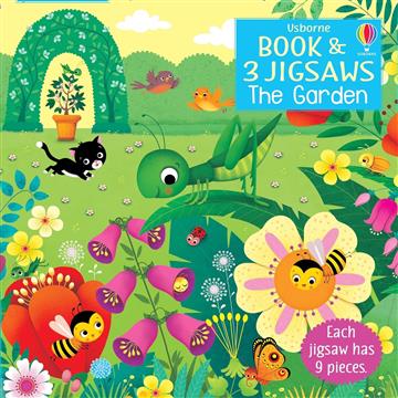 Knjiga Book and 3 Jigsaws: The Garden autora Usborne izdana 2020 kao tvrdi uvez dostupna u Knjižari Znanje.