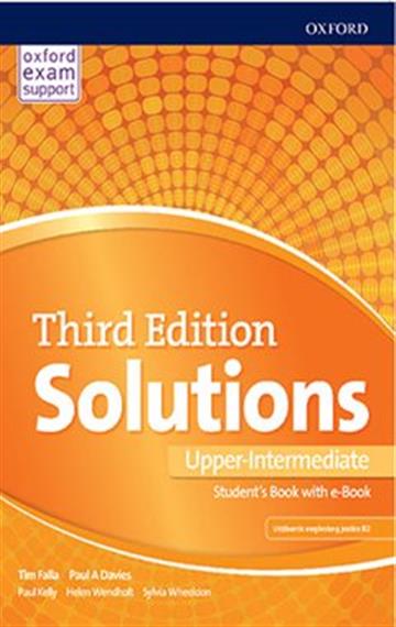 Knjiga SOLUTIONS THIRD EDITION UPPER INTERMEDIATE autora  izdana 2019 kao meki uvez dostupna u Knjižari Znanje.