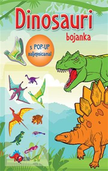 Knjiga Dinosauri - bojanka autora  izdana 2022 kao meki uvez dostupna u Knjižari Znanje.