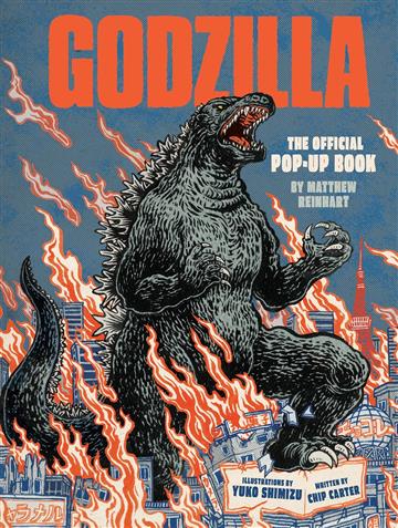 Knjiga Godzilla: Official Pop-Up Book autora Matthew Reinhart izdana 2024 kao tvrdi uvez dostupna u Knjižari Znanje.