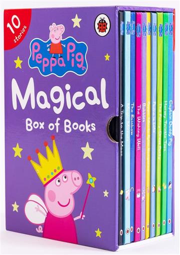 Knjiga Peppa's Magical Box of Books autora Peppa Pig izdana 2023 kao meki uvez dostupna u Knjižari Znanje.