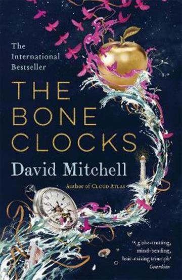 Knjiga Bone Clocks autora David Mitchell izdana 2022 kao meki uvez dostupna u Knjižari Znanje.