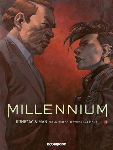 Knjiga Millenium 3: Djevojka koja se igrala vatrom - prvi dio autora Sylvain Runberg; Man izdana 2016 kao tvrdi uvez dostupna u Knjižari Znanje.