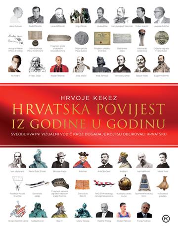 Knjiga Hrvatska povijest iz godine u godinu autora Hrvoje Kekez izdana 2019 kao tvrdi uvez dostupna u Knjižari Znanje.