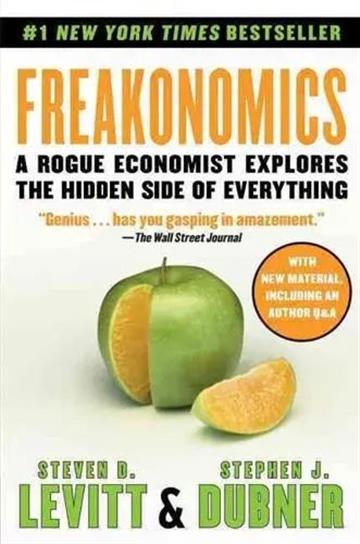 Knjiga Freakonomics autora Steven D. Levitt izdana 2009 kao meki uvez dostupna u Knjižari Znanje.