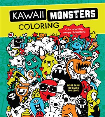 Knjiga Kawaii Monsters Coloring Book autora Chartwell Books izdana 2024 kao meki uvez dostupna u Knjižari Znanje.