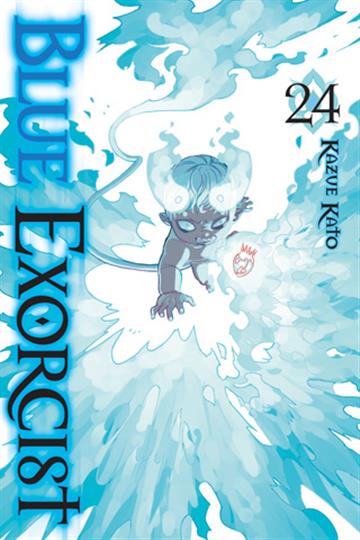 Knjiga Blue Exorcist, vol. 24 autora Kazue Kato izdana 2020 kao meki uvez dostupna u Knjižari Znanje.