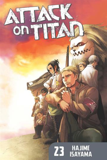 Knjiga Attack on Titan vol. 23 autora Hajime Isayama izdana 2017 kao meki uvez dostupna u Knjižari Znanje.