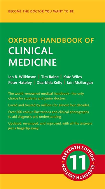 Knjiga Oxford Handbook of Clinical Medicine 11E autora Ian B. Wilkinson izdana 2024 kao meki uvez dostupna u Knjižari Znanje.
