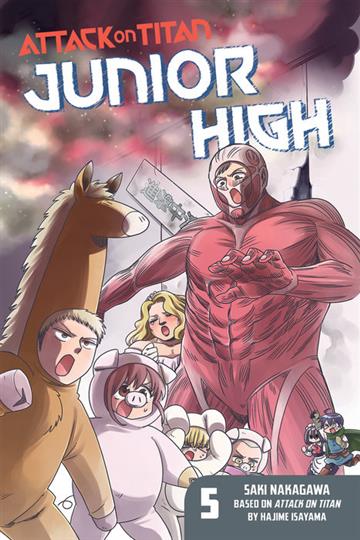 Knjiga Attack on Titan: Junior High vol. 05 autora Hajime Isayama izdana 2018 kao meki uvez dostupna u Knjižari Znanje.
