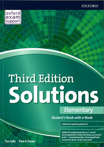 Knjiga SOLUTIONS THIRD EDITION ELEMENTARY autora  izdana 2018 kao meki uvez dostupna u Knjižari Znanje.