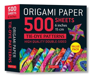 Knjiga Origami Paper 500 Sheets Tie-Dye Patterns autora Tuttle izdana 2020 kao  dostupna u Knjižari Znanje.