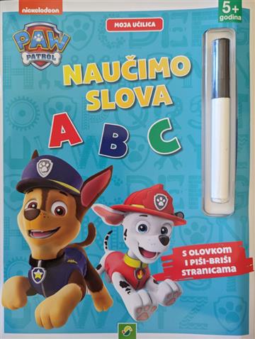 Knjiga Paw Patrol - naučimo slova autora Grupa autora izdana 2025 kao meki uvez dostupna u Knjižari Znanje.