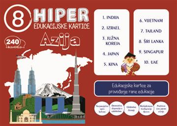 Knjiga Hiper 8 edukacijske kartice autora Hiper izdana 2019 kao ostalo dostupna u Knjižari Znanje.