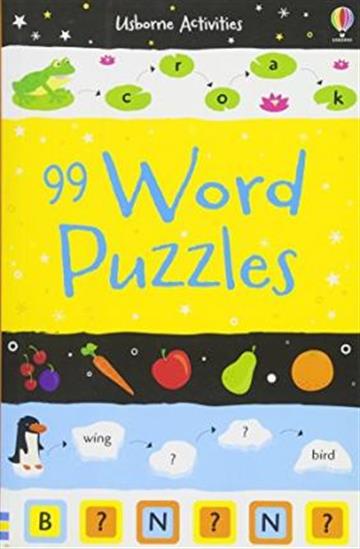 Knjiga 99 Word Puzzles autora Usborne izdana 2014 kao meki uvez dostupna u Knjižari Znanje.