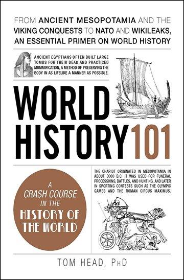 Knjiga World History 101 autora Tom Head izdana 2017 kao tvrdi uvez dostupna u Knjižari Znanje.