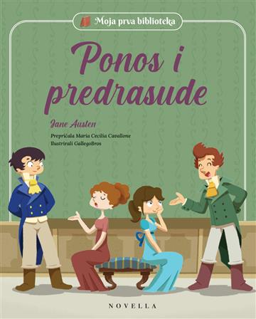 Knjiga Ponos i predrasude autora Jane Austen, prepričala Maria Cecilia Cavalone izdana 2026 kao tvrdi uvez dostupna u Knjižari Znanje.