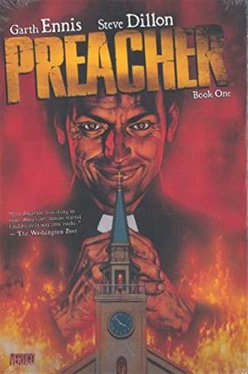 Knjiga Preacher, Book One autora Garth Ennis , Steve Dillon izdana 2016 kao meki uvez dostupna u Knjižari Znanje.
