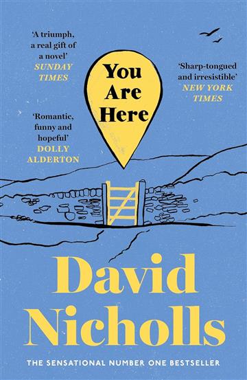Knjiga You are Here autora David Nicholls izdana 2024 kao tvrdi uvez dostupna u Knjižari Znanje.