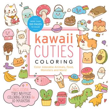 Knjiga Kawaii Cuties Coloring Kit autora Chartwell Books izdana 2024 kao  dostupna u Knjižari Znanje.