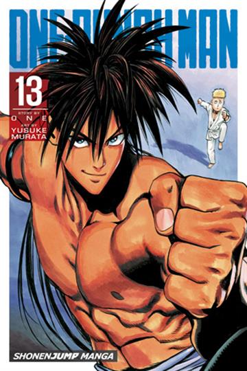 Knjiga One-Punch Man, vol. 13 autora ONE, Yusuke Murata izdana 2018 kao meki uvez dostupna u Knjižari Znanje.