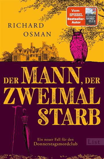 Knjiga Der Mann, der zweimal starb autora Richard Osman izdana 2022 kao meki uvez dostupna u Knjižari Znanje.