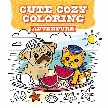 Knjiga Cute Cozy Coloring: Adventure autora GMC Publications izdana 2025 kao meki uvez dostupna u Knjižari Znanje.